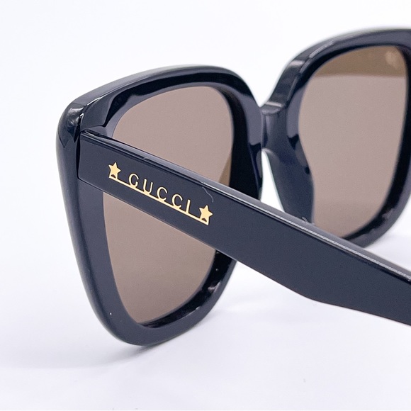 NEW GUCCI WOMEN BLACK SUNGLASSES GUCCI GG1169S 01 - Picture 6 of 7